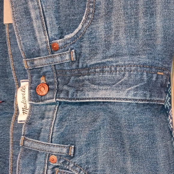 Madewell Stovepipe Jean Size 25 with magic pockets. Blue Denim - Picture 6 of 12
